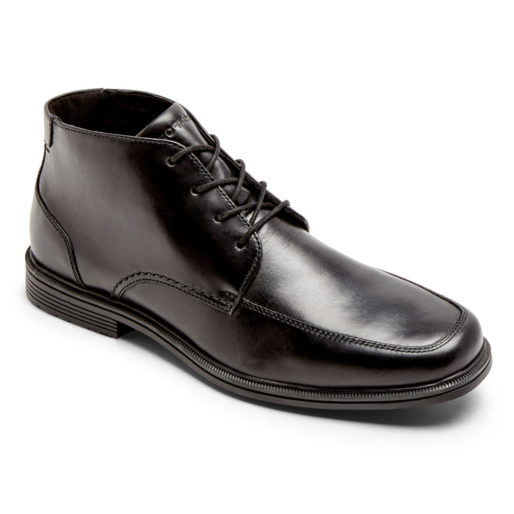 Rockport Støvler Herre Svart - Taylor Waterproof Chukka - OLWU03147